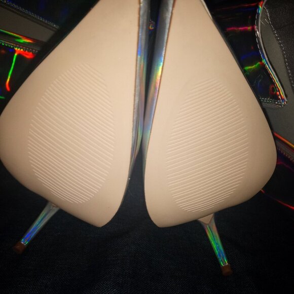 AZALEA WANG" THE ECLIPSE " HOLOGRAPHIC BOOT ( BRAND NEW !!!!!!!! - Picture 7 of 7